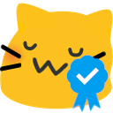 Emoji blobcatverified